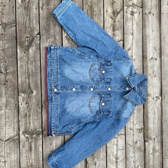 True Religion Denim Jacket Medium Blue - Picture 3 of 7
